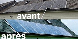 Nettoyage panneaux solaires